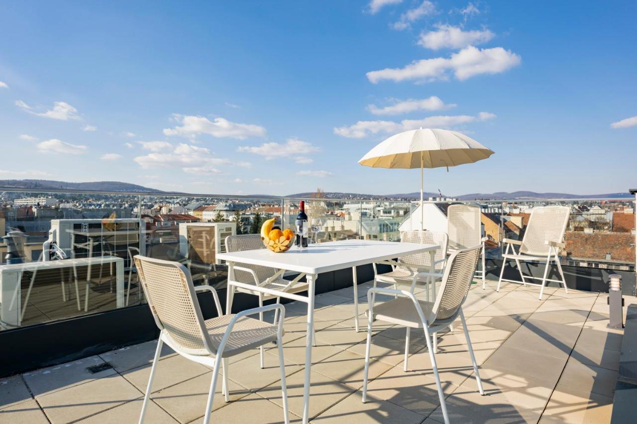 Rooftop Apartments Mit Grosser Terrasse Vienna Esterno foto